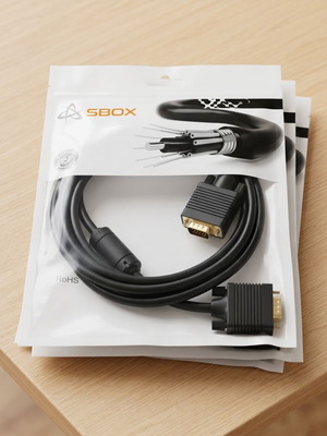 VGA cable 2m, 1080p Full HD, sealed