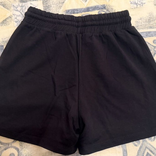 Bermuda shorts new, pack of 2, black and beige, with inner leggings