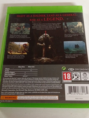Ryse Son Of Rome Xbox One game like new