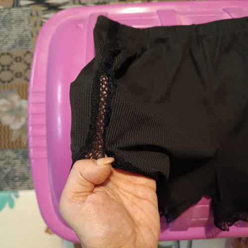 Shein Black Ribbed Shorts like new, size S