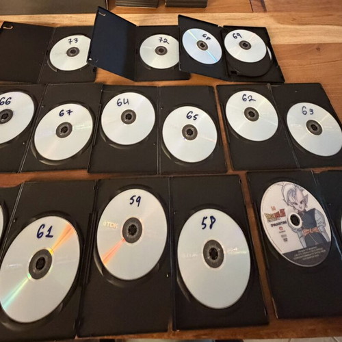 Dragon Ball Z DVD Collection DeAgostini Greece like new, dubbed, 40 DVDs