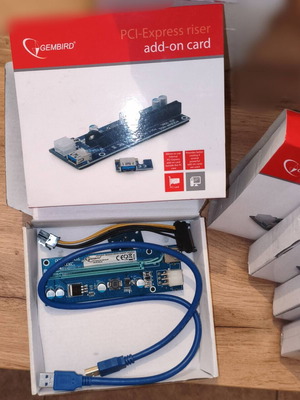 PCI-Express riser μεταχειρισμένα, πακέτο 5 της Gembird