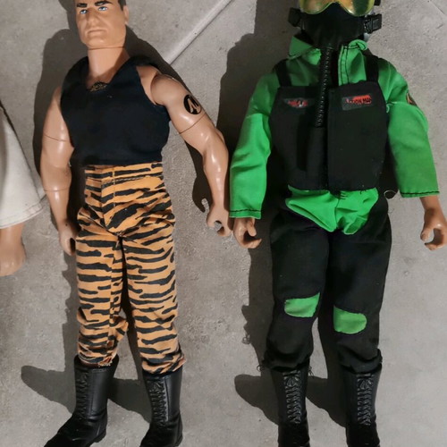 Action Man figures and vehicle used