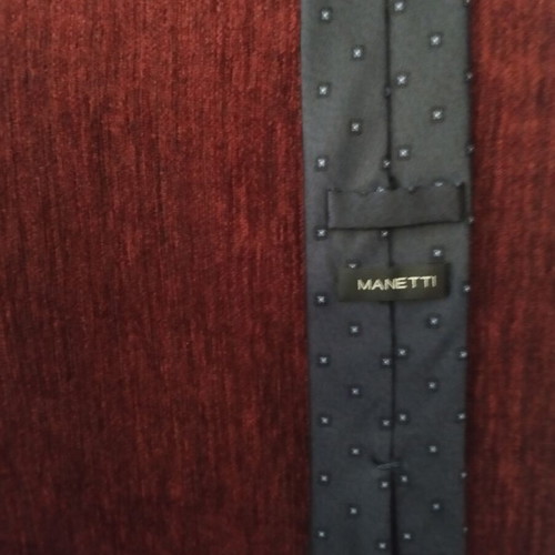 Manetti men's ties set of 3 like new, lilac, dark blue, plaid