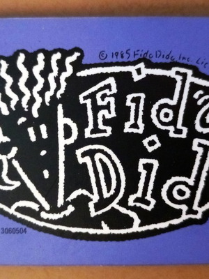 Fido Dido Accordion Agenda 90s new