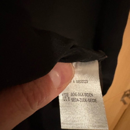 La Redoute Collections silk dress like new, black, XS