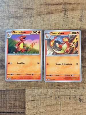 Charmeleon Pokemon cards set Ascended Heroes 021/217 & Phantasmal Flames 012/094