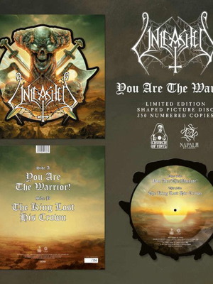 Unleashed You Are The Warrior 10" shaped picture disc vinyl new