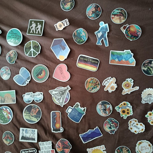 Decorative stickers like new, pack of 90