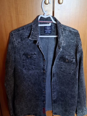 Denim shirt Leox XXL like new, gray men's fit