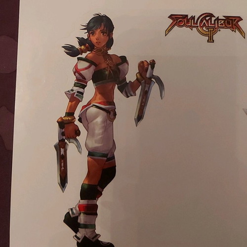 Soul Calibur 2 sticker like new, A4 size