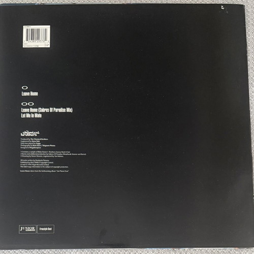 The Chemical Brothers Leave Home vinyl record used, 1995 UK