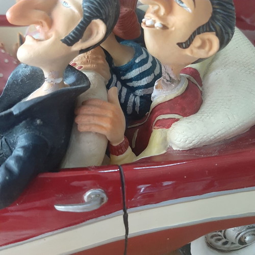 Guillermo Forchino The Fabulous Fifties sculpture used, red cabriolet