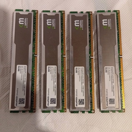 Mushkin RAM DDR2 σαν καινούργιο, δύο σετ μνήμες 2x2GB