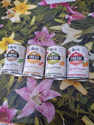 Brit Fresh κονσέρβες σκύλου, πακέτο 4