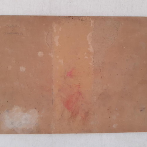 Old painting on plywood used, 37 x 27 cm