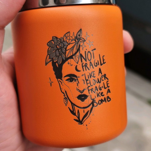 Frida Kahlo thermal mug new stainless steel 304