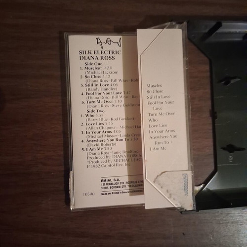 Diana Ross Silk Electric cassette used, pop