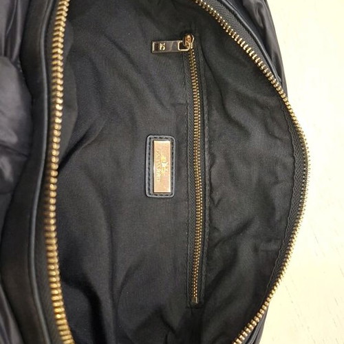 La Carrie shoulder bag fabric like new, black