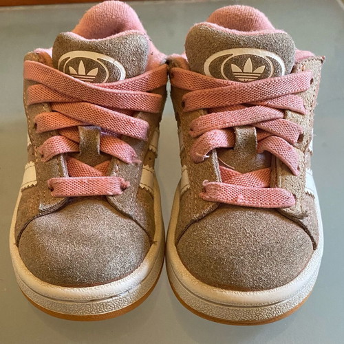 Adidas Ortholite kids shoes like new, suede with leather details