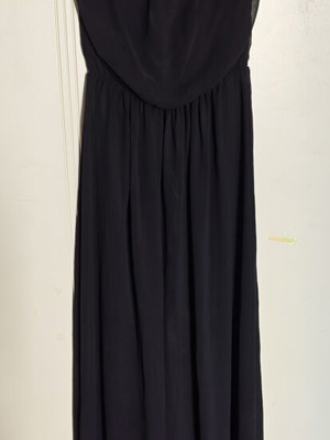 Black Strapless Maxi Dress like new by Bershka