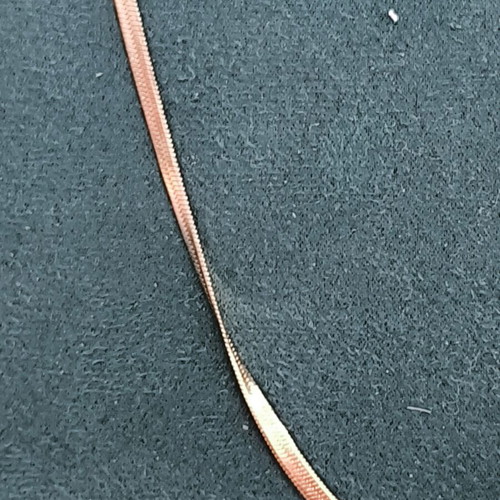 Stainless Steel Snake Chain Necklace Rose Gold new