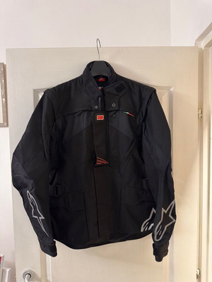 Alpinestars Aprilia men's black motorcycle jacket used, size S