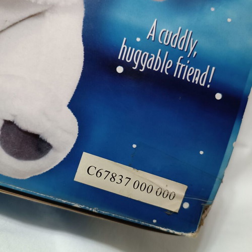Collectible plush Thirsty Bear by Coca Cola used, 1999 Christmas edition