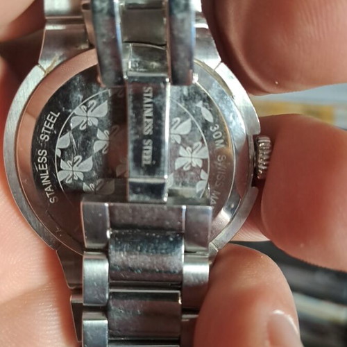 Ρολόι Swarovski μεταχειρισμένο, ασημί, σε άριστη κατάσταση