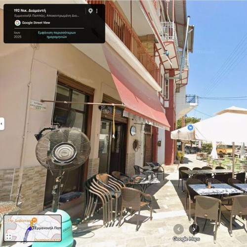 Corner building with commercial space and residence in Emmanouil Pappas Serres