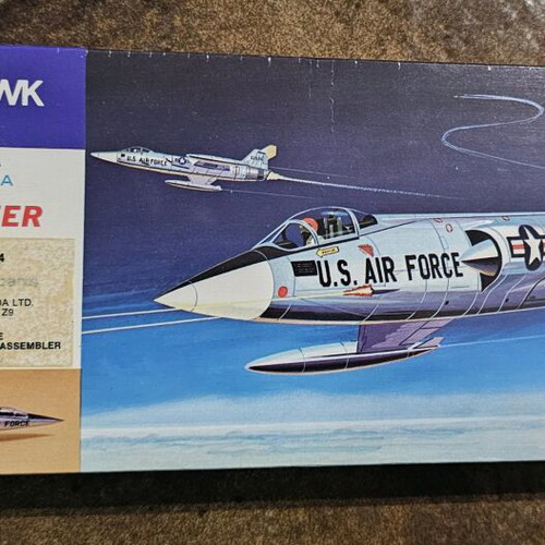 Testors Hawk Lockheed F-104A Starfighter model kit 1/48 factory sealed