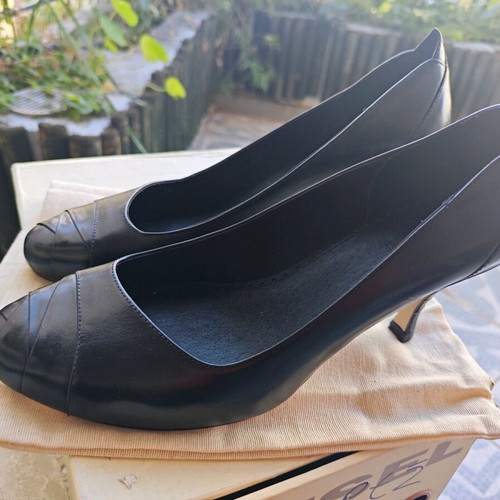 Diesel pumps size 39, black, 6cm heel