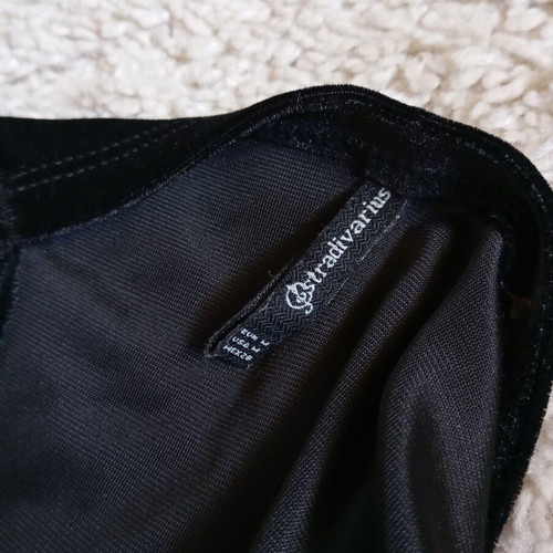 Velvet top Stradivarius medium black like new