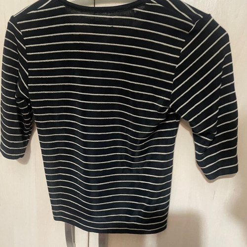 Montos Marks blouse black striped like new