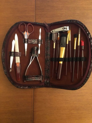 Nail care case new, full set compact