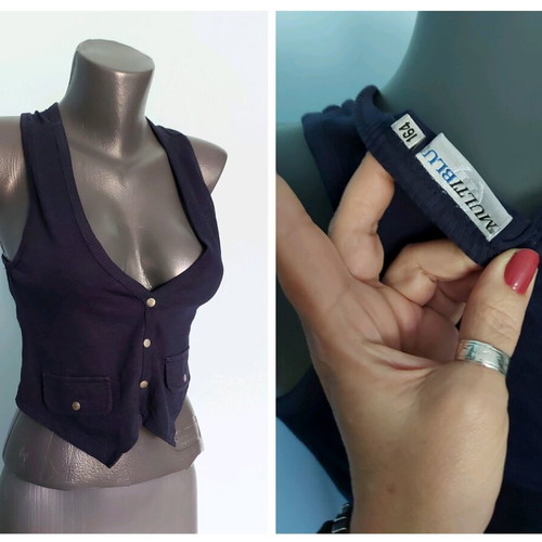 Multiblue sports knit vest like new