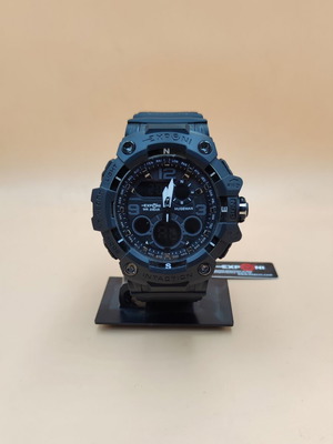 Exponi men's watch black like new, analog and digital