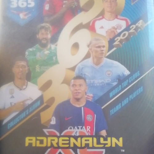 FIFA 365 2024 album like new, missing 5 cards