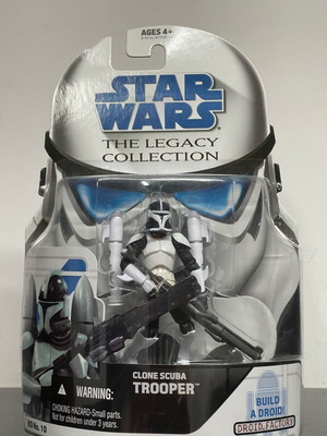 Star Wars Clone SCUBA Trooper figure like new, The Legacy Collection