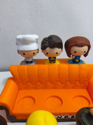 Friends McDonald's collection stand new, plastic PLA material
