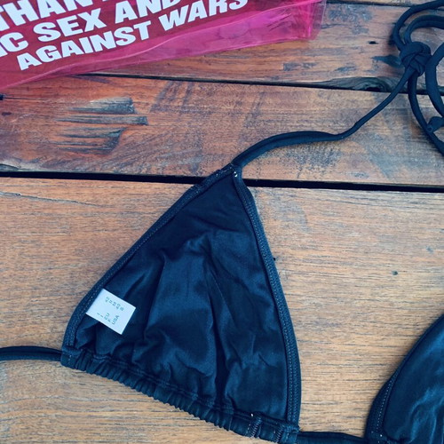 Frankie Morello Bikini new, black, medium top and small bottom
