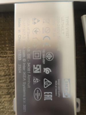 IKEA bathroom light new