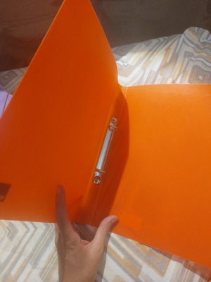 Folder used, small notebook size