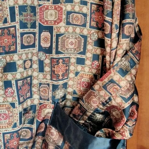 Vintage satin men's pajama set near mint condition