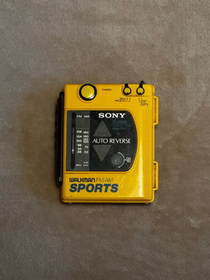 Sony Walkman Sports WM-F63 used, radio and cassette player