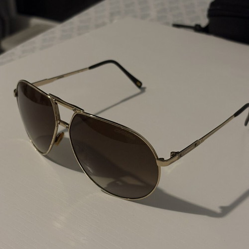 Carrera Turbo Aviator sunglasses with gold frame