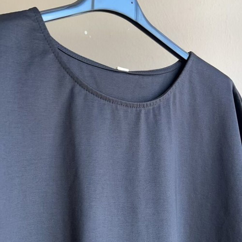 Italian women's plus size blouse black 100% cotton new