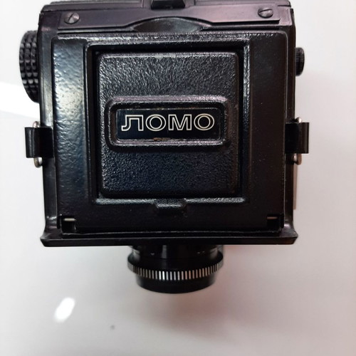 Vintage Lubitel 166B Lomo camera used with T-22 4.5/75 lens