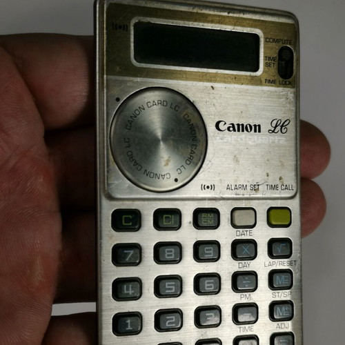 Canon Olympia-Canon Card LC-61T calculator vintage used, not working