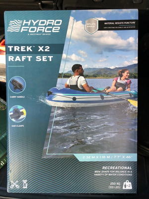 Bestway Hydro Force Trek X2 Raft Set new, 232x118x37 cm, 2 persons